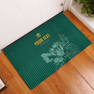 Custom South Africa Cricket Rubber Doormat Come On Proteas