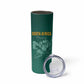 Custom South Africa Cricket Skinny Tumbler Come On Proteas