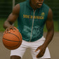 Custom South Africa Cricket Sleeveless Zip Hoodie Come On Proteas - African Pride