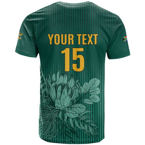 Custom South Africa Cricket T shirt Come On Proteas
