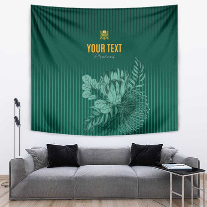 Custom South Africa Cricket Tapestry Come On Proteas