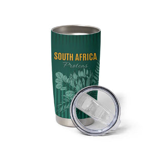 Custom South Africa Cricket Tumbler Cup Come On Proteas
