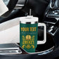 Custom South Africa Cricket Tumbler With Handle Come On Proteas
