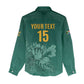 Custom South Africa Cricket Women Casual Shirt Come On Proteas