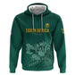 Custom South Africa Cricket Zip Hoodie Come On Proteas