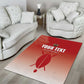 Kenya Football Custom Area Rug Go Harambee Stars Go