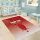 Kenya Football Custom Area Rug Go Harambee Stars Go