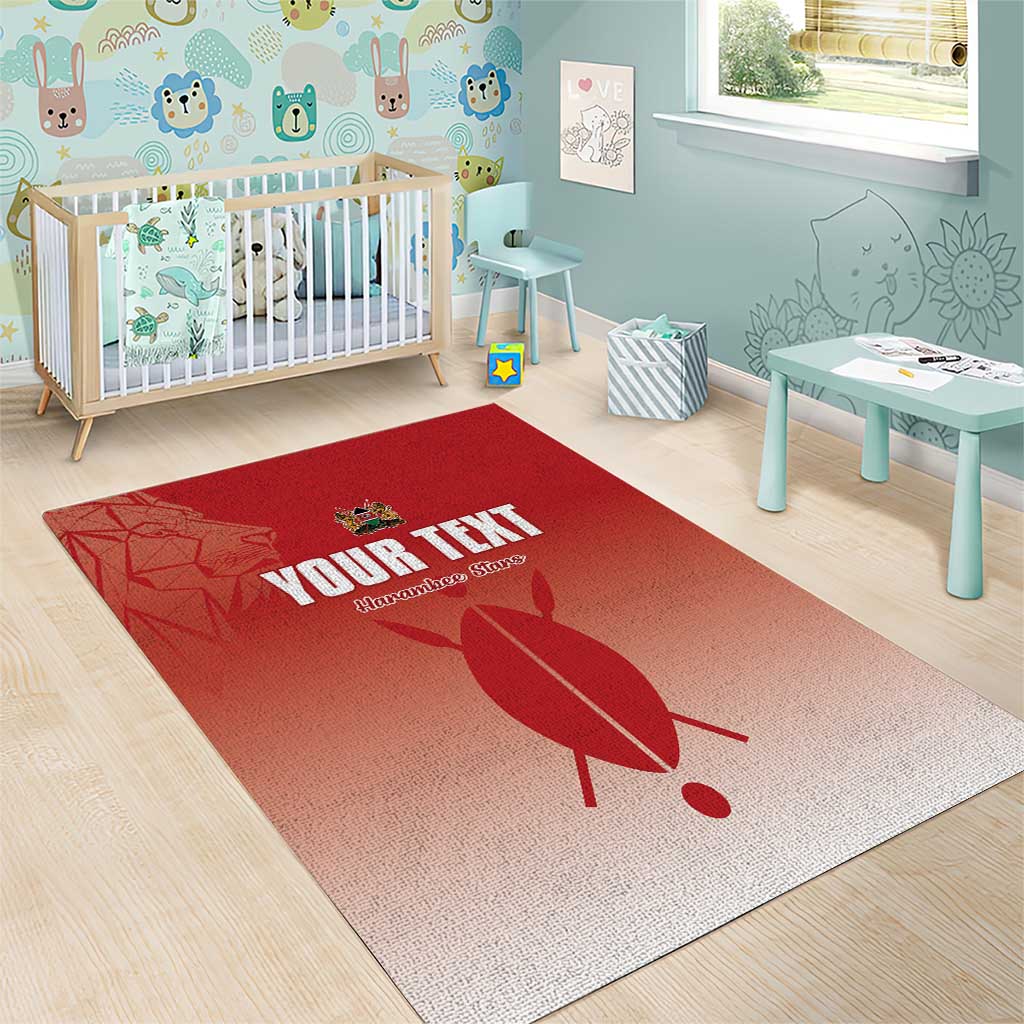 Kenya Football Custom Area Rug Go Harambee Stars Go