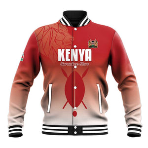 Kenya Football Custom Baseball Jacket Go Harambee Stars Go