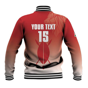 Kenya Football Custom Baseball Jacket Go Harambee Stars Go