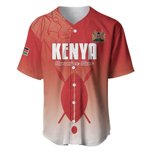 Kenya Football Custom Baseball Jersey Go Harambee Stars Go