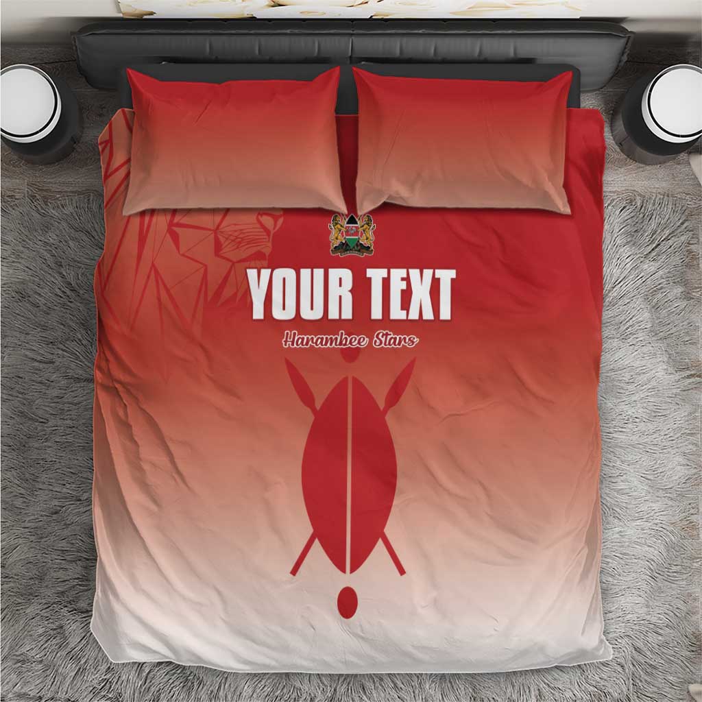 Kenya Football Custom Bedding Set Go Harambee Stars Go