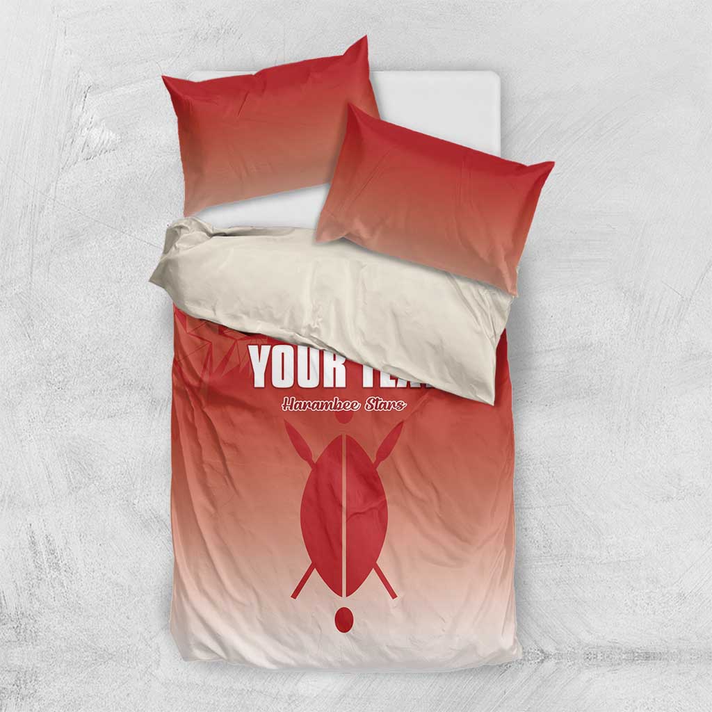 Kenya Football Custom Bedding Set Go Harambee Stars Go