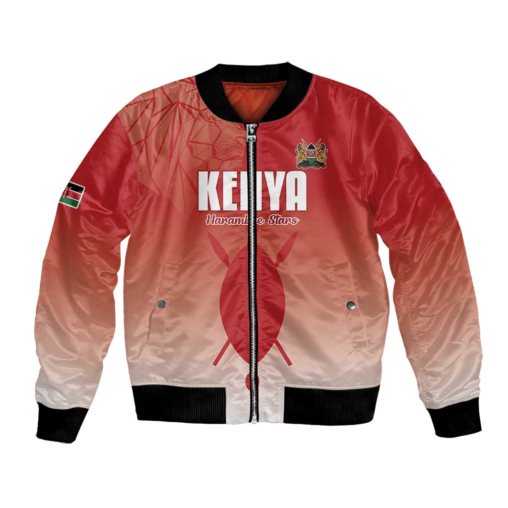 Kenya Football Custom Bomber Jacket Go Harambee Stars Go