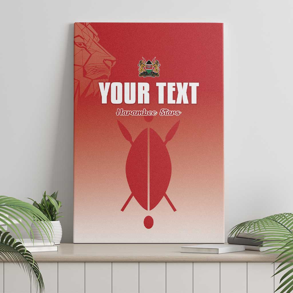 Kenya Football Custom Canvas Wall Art Go Harambee Stars Go