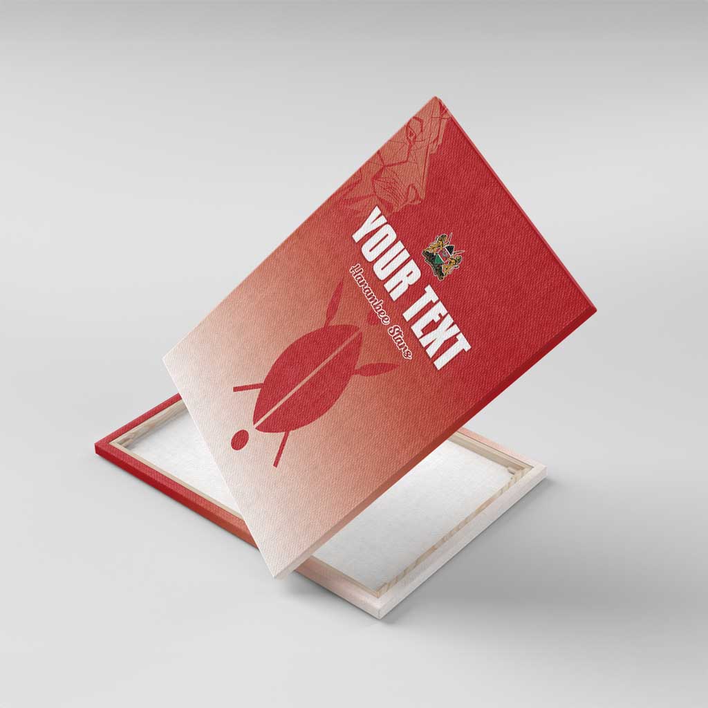 Kenya Football Custom Canvas Wall Art Go Harambee Stars Go