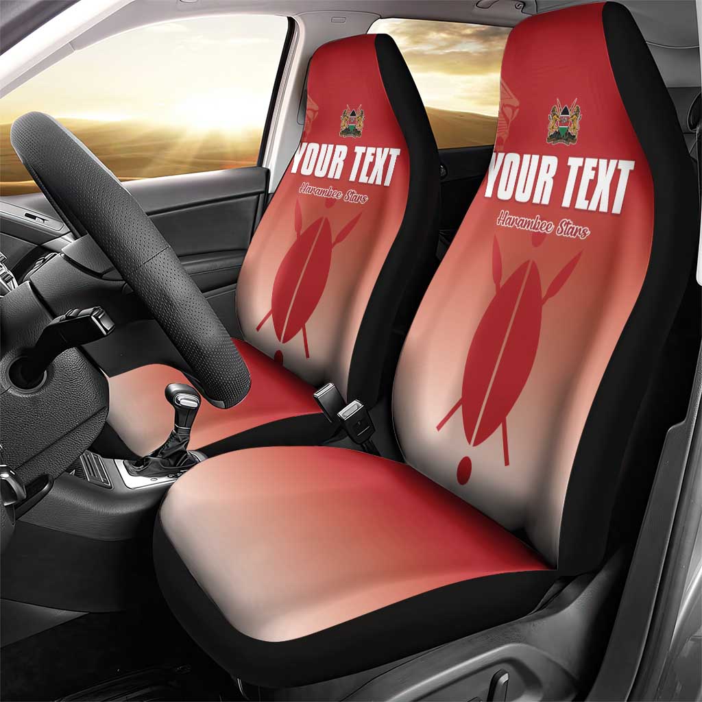 Kenya Football Custom Car Seat Cover Go Harambee Stars Go