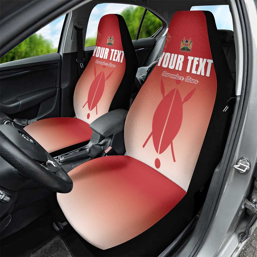 Kenya Football Custom Car Seat Cover Go Harambee Stars Go