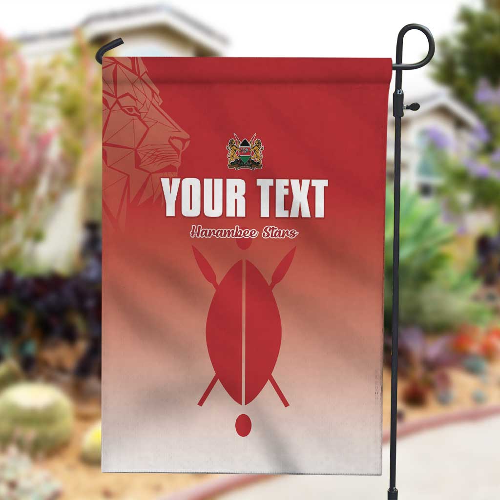 Kenya Football Custom Garden Flag Go Harambee Stars Go