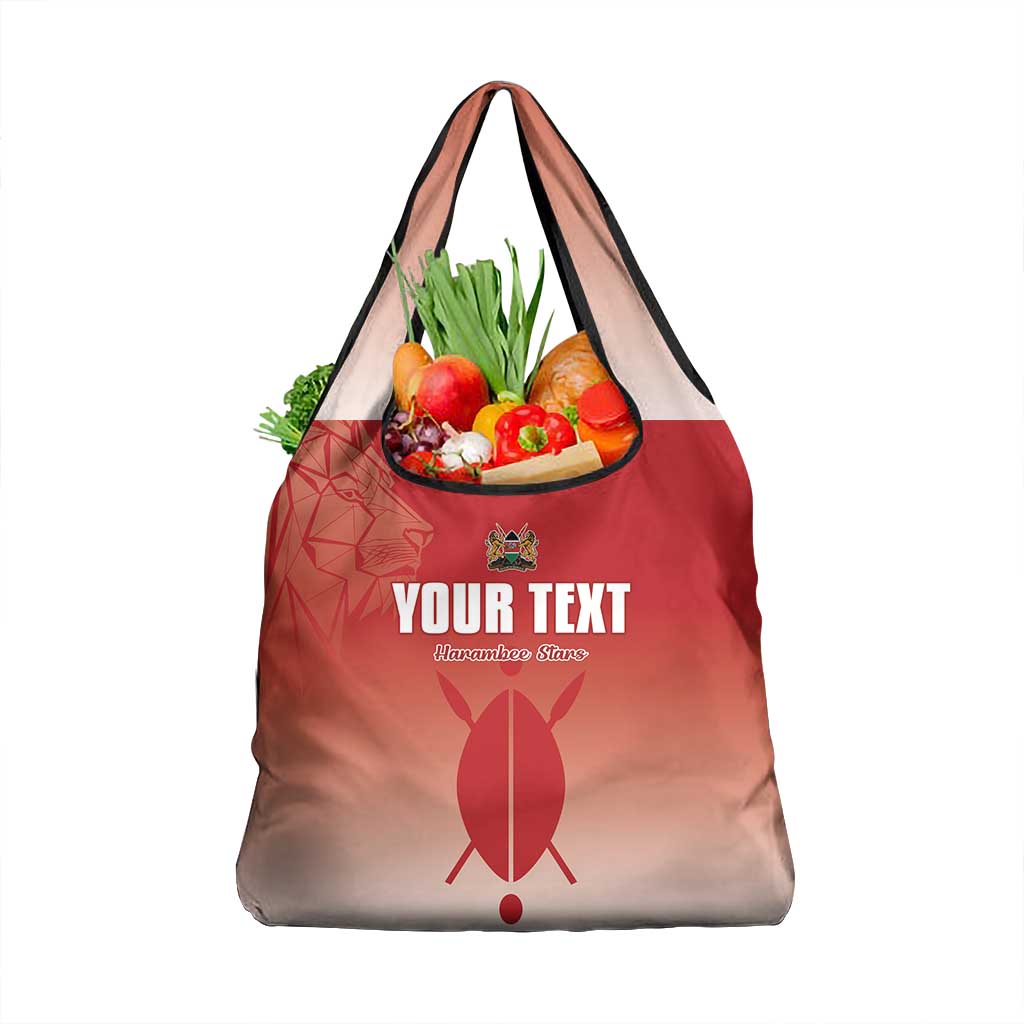 Kenya Football Custom Grocery Bag Go Harambee Stars Go