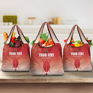 Kenya Football Custom Grocery Bag Go Harambee Stars Go