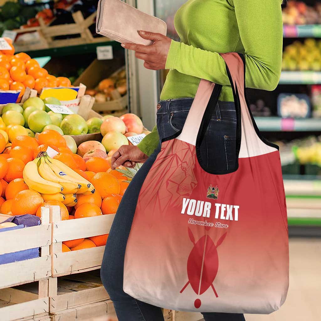 Kenya Football Custom Grocery Bag Go Harambee Stars Go