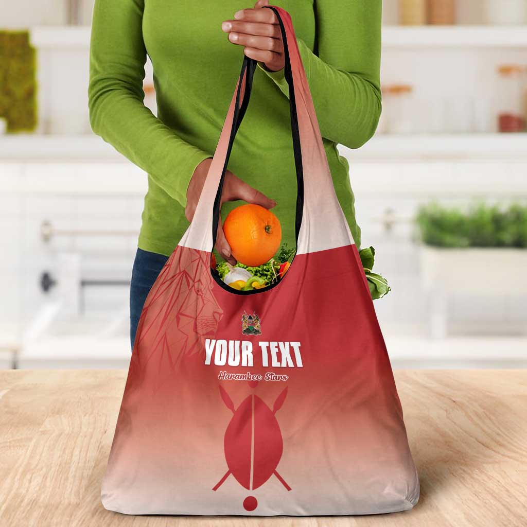 Kenya Football Custom Grocery Bag Go Harambee Stars Go