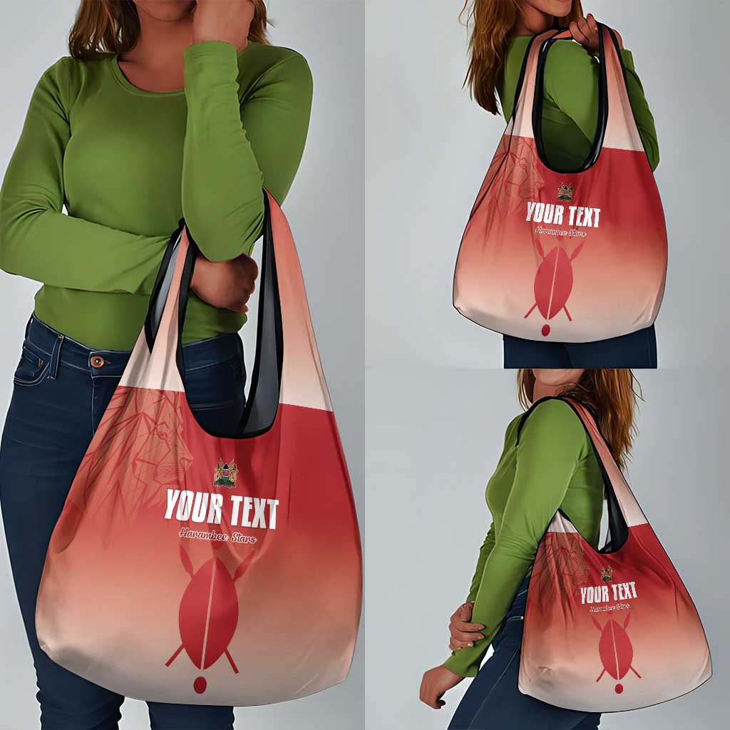 Kenya Football Custom Grocery Bag Go Harambee Stars Go