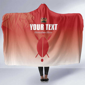 Kenya Football Custom Hooded Blanket Go Harambee Stars Go