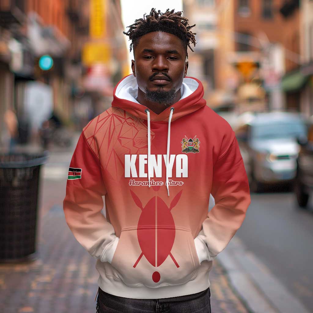 Kenya Football Custom Hoodie Go Harambee Stars Go