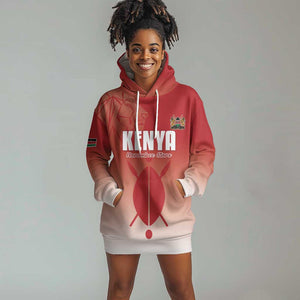 Kenya Football Custom Hoodie Dress Go Harambee Stars Go