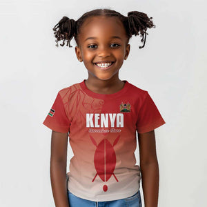 Kenya Football Custom Kid T shirt Go Harambee Stars Go