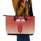 Kenya Football Custom Leather Tote Bag Go Harambee Stars Go