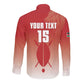 Kenya Football Custom Long Sleeve Button Shirt Go Harambee Stars Go