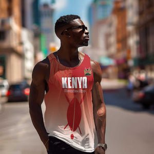 Kenya Football Custom Men Tank Top Go Harambee Stars Go