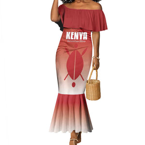 Kenya Football Custom Mermaid Dress Go Harambee Stars Go