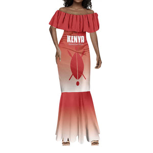 Kenya Football Custom Mermaid Dress Go Harambee Stars Go