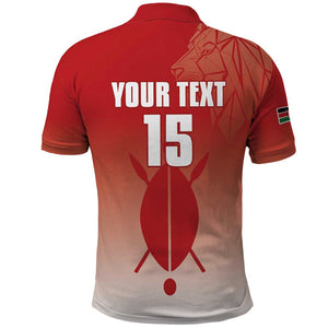 Kenya Football Custom Polo Shirt Go Harambee Stars Go