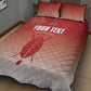 Kenya Football Custom Quilt Bed Set Go Harambee Stars Go