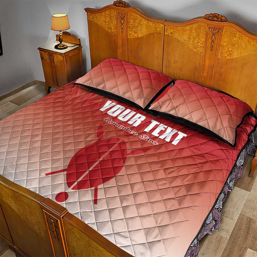 Kenya Football Custom Quilt Bed Set Go Harambee Stars Go