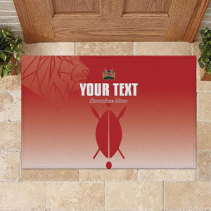 Kenya Football Custom Rubber Doormat Go Harambee Stars Go
