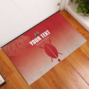Kenya Football Custom Rubber Doormat Go Harambee Stars Go