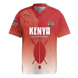 Kenya Football Custom Rugby Jersey Go Harambee Stars Go