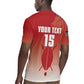 Kenya Football Custom Rugby Jersey Go Harambee Stars Go