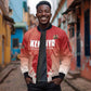 Kenya Football Custom Sleeve Zip Bomber Jacket Go Harambee Stars Go
