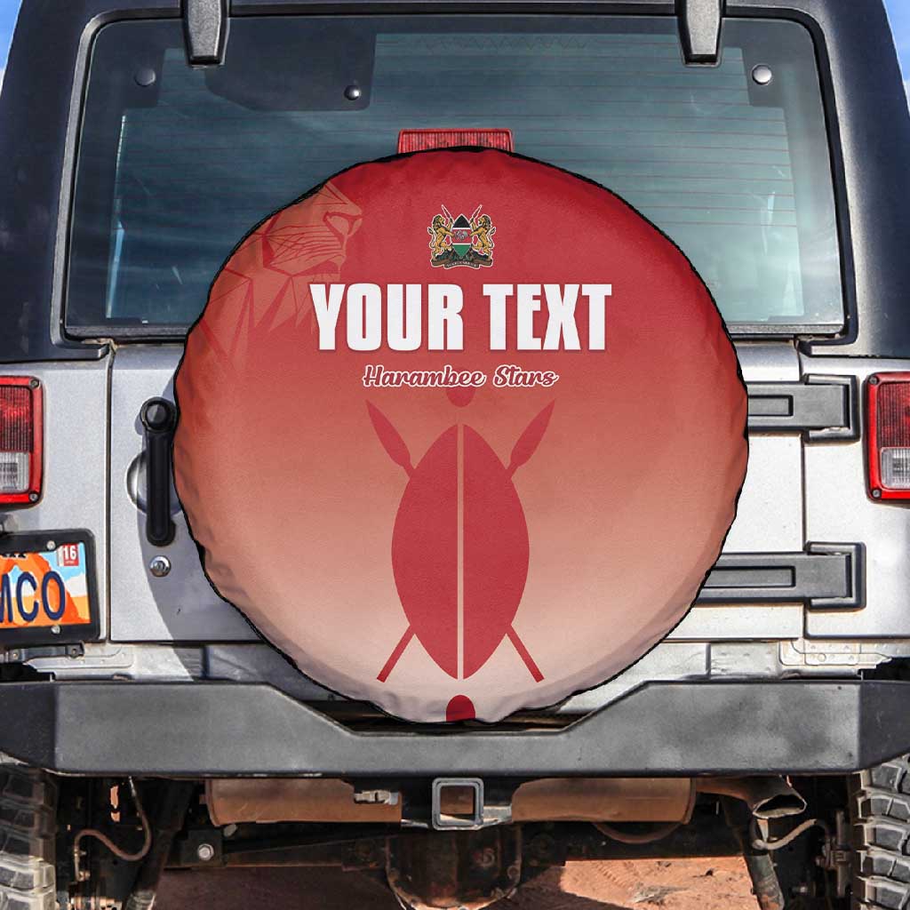 Kenya Football Custom Spare Tire Cover Go Harambee Stars Go