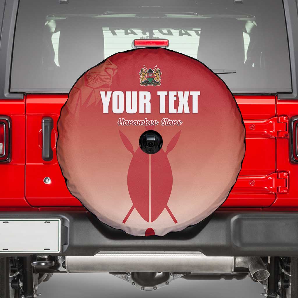 Kenya Football Custom Spare Tire Cover Go Harambee Stars Go