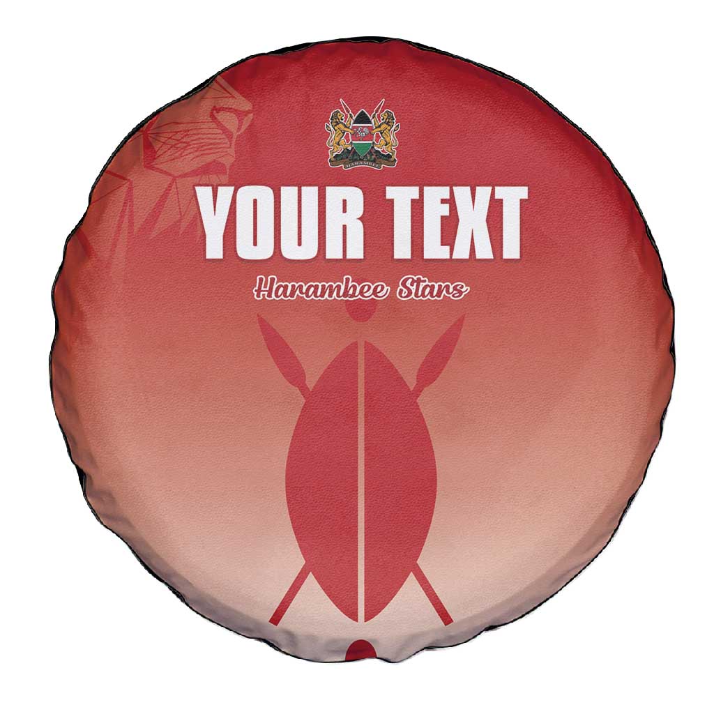 Kenya Football Custom Spare Tire Cover Go Harambee Stars Go