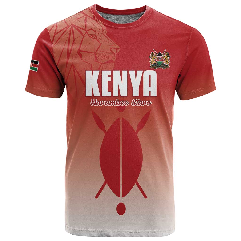 Kenya Football Custom T shirt Go Harambee Stars Go