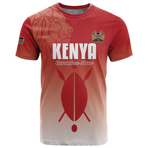 Kenya Football Custom T shirt Go Harambee Stars Go